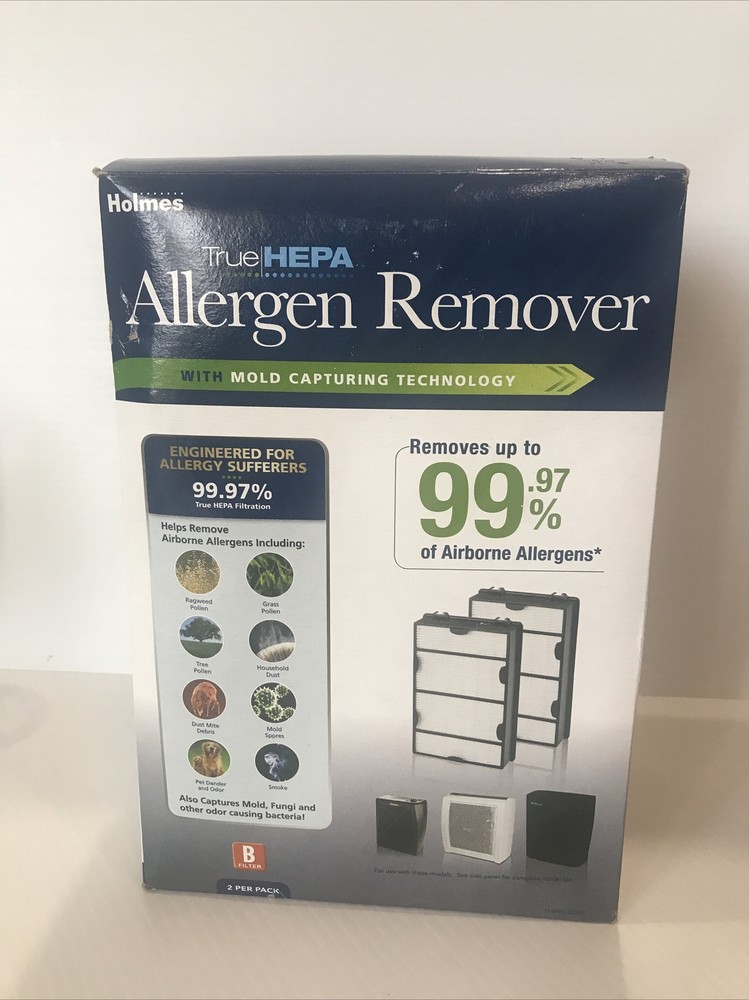 Holmes True HEPA Allergen Remover Filter With Mold Capturing Technology (2 Pack)