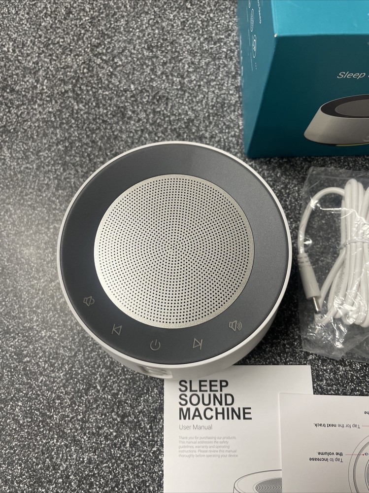 BGOVERSS White Noise Machine White Color