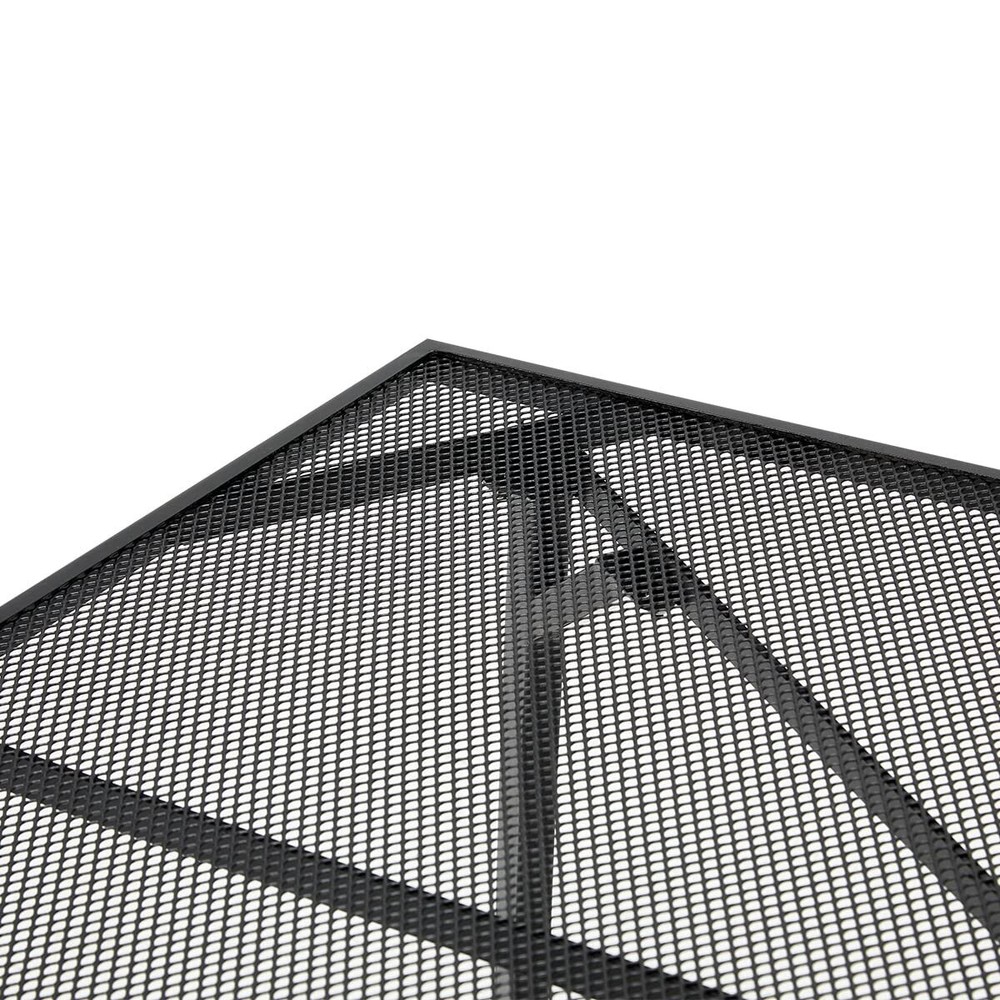 Patio Dining Table Rectangular Outdoor Table w/Umbrella Hole Round Outside Table