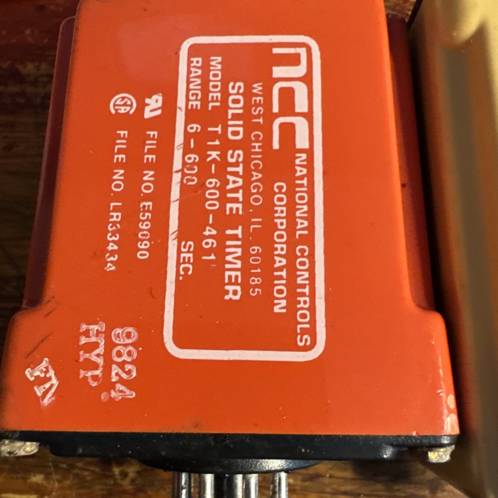 Agastat SCCLC022XXALXA Relay .33-10min Off Delay + Free NCC Timer Used