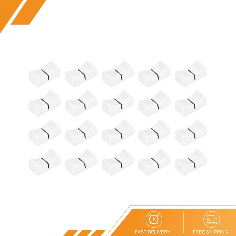 20Pack 24mmx11mmx10mm Console Mixer Slider Fader Knobs Replacement