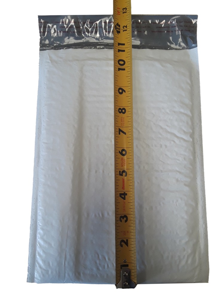25 7.25x12 Poly Bubble Mailer Envelope Shipping Wrap Plastic Mailing