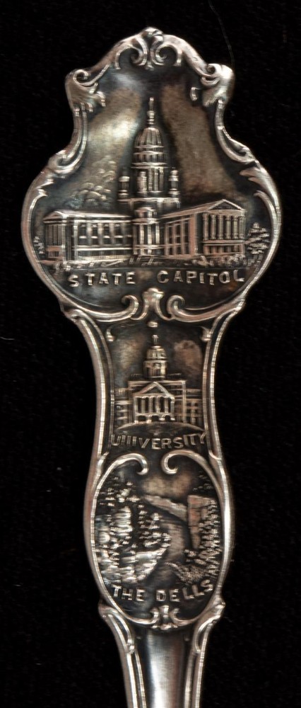 Sterling Spoon Souvenir WISCONSIN by Wallace