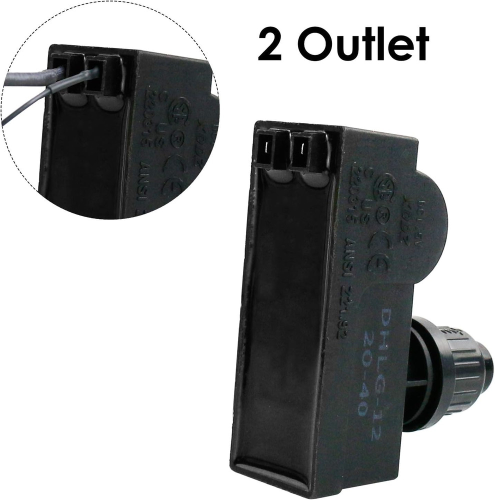 Push Button Grill Ignitor 2 Outlet Electronic Igniter Kit for Charbroil Advantag