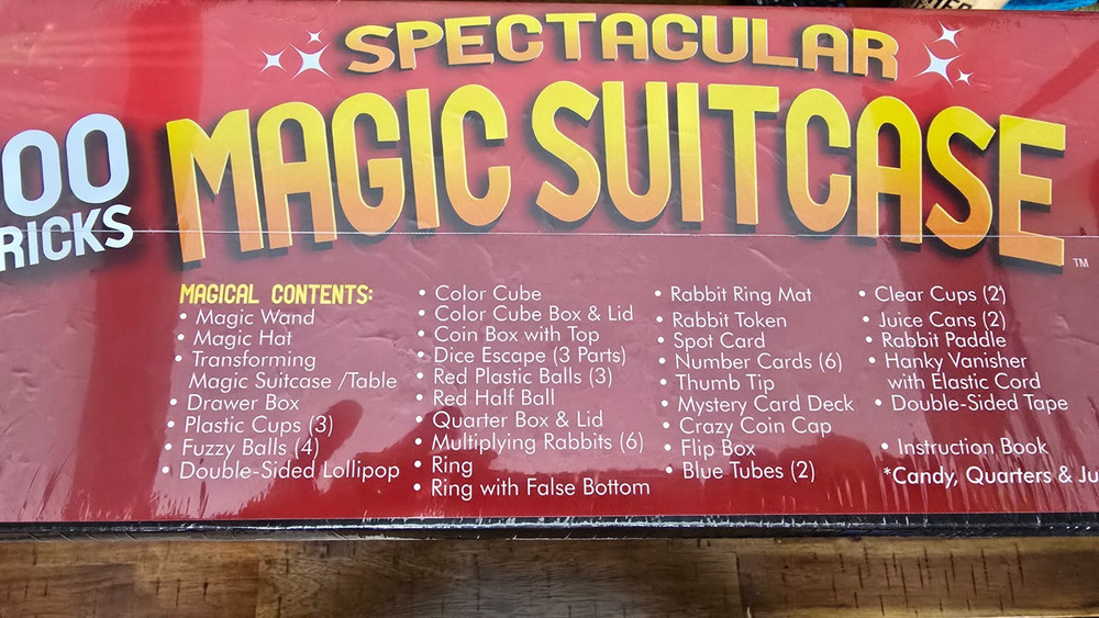 Ideal 100-Trick Spectacular Magic Show Suitcase