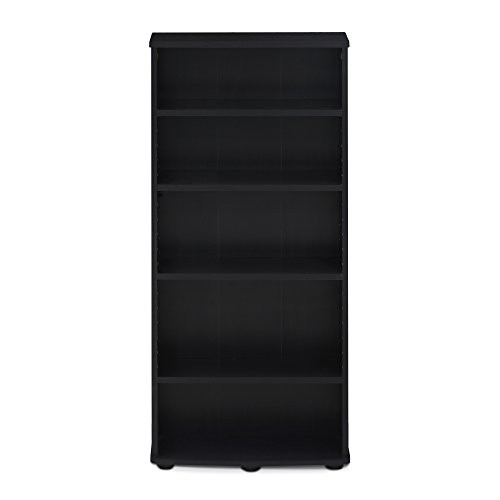 Jaya 4-Tier Multimedia Storage Tower, Espresso