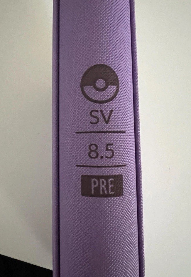 Vault X 12 Pocket Purple Binder Prismatic Evolutions