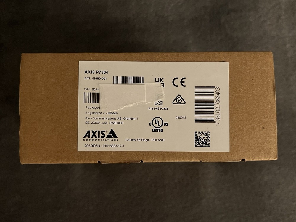 AXIS P7304 Video Encoder P/N: 01680-001 - NEW