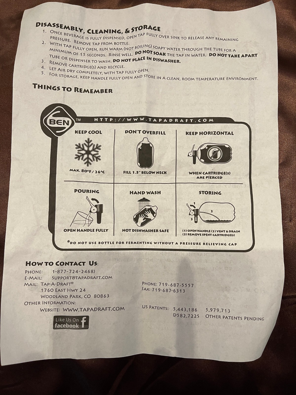 Tap-a-Draft Beer Dispenser System