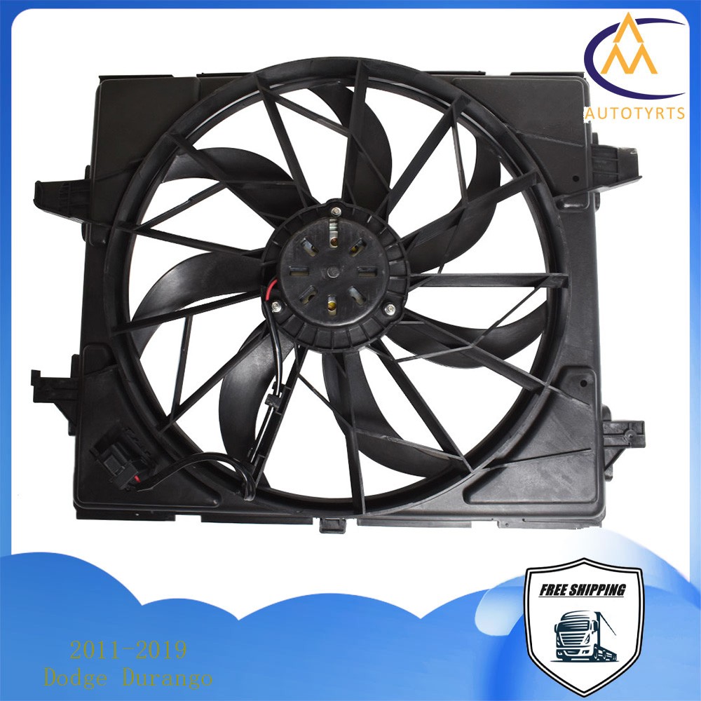Radiator Cooling Fan Assembly For 12-20 Dodge Durango 12-21 Jeep Grand Cherokee