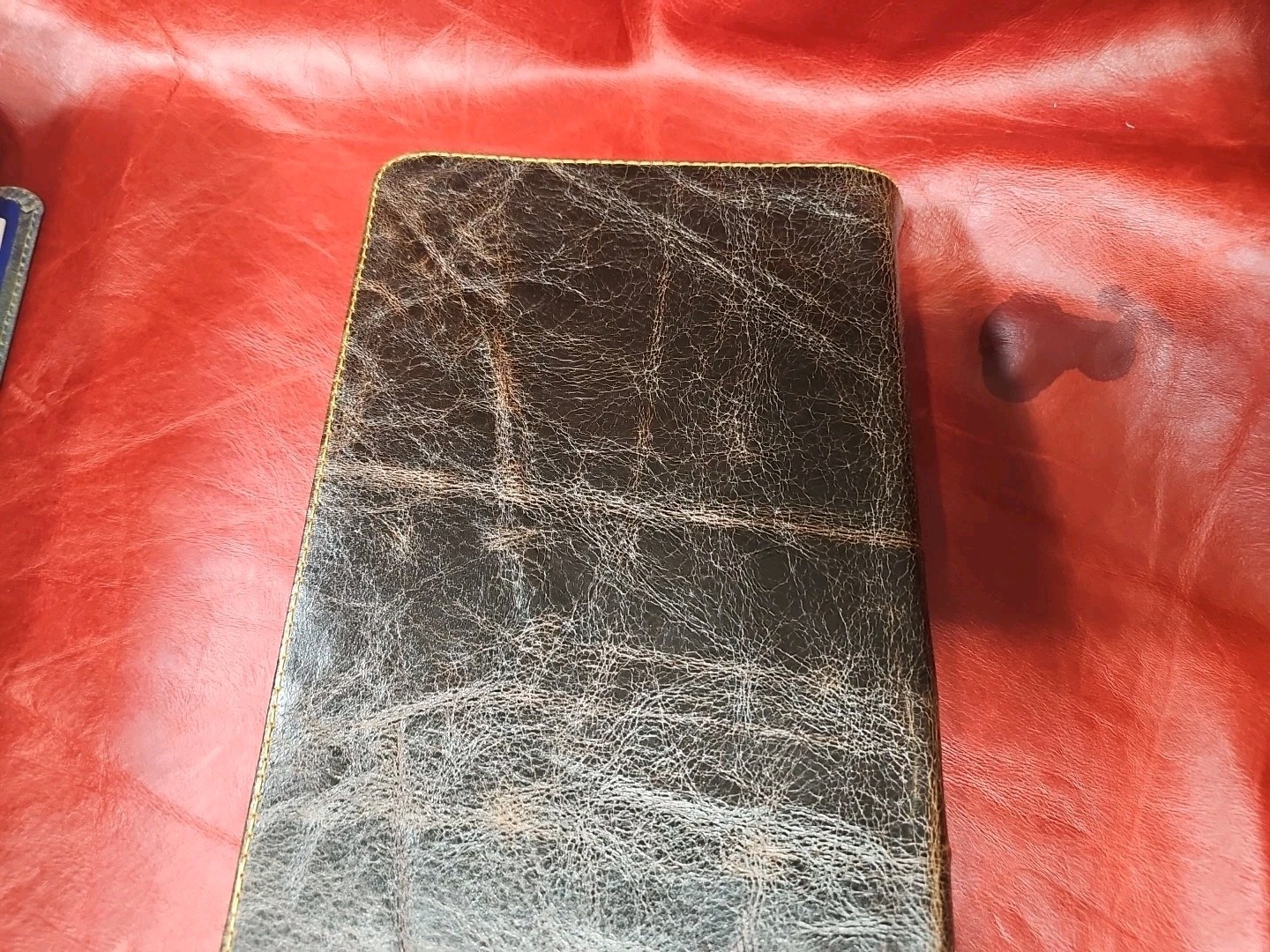 Criswell Study Bible Rebound with Liner Cowhide Nice! Stitched Parameter Nice!