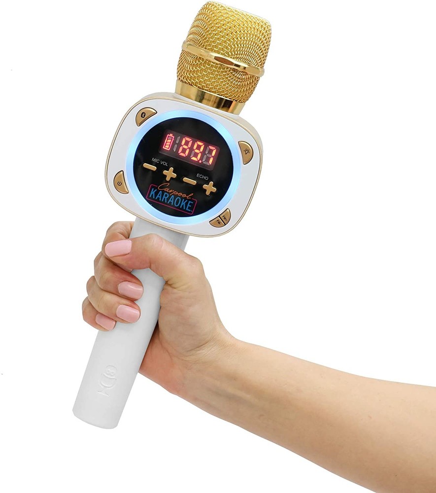 The Singing Machine CPK545 Wireless Bluetooth Microphone Carpool Karaoke Machine