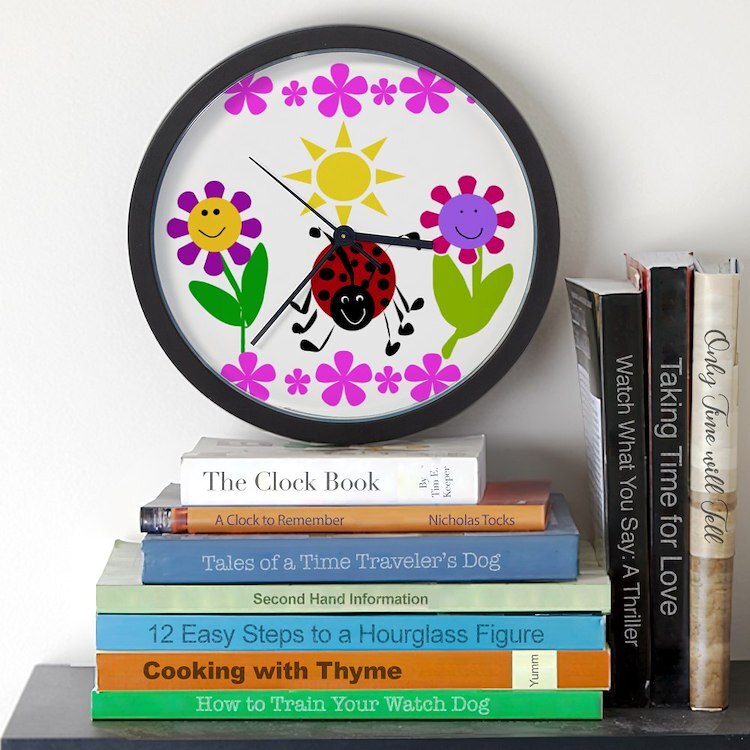 CafePress Ladybug Summer 10" Wall Clock (1135651992)