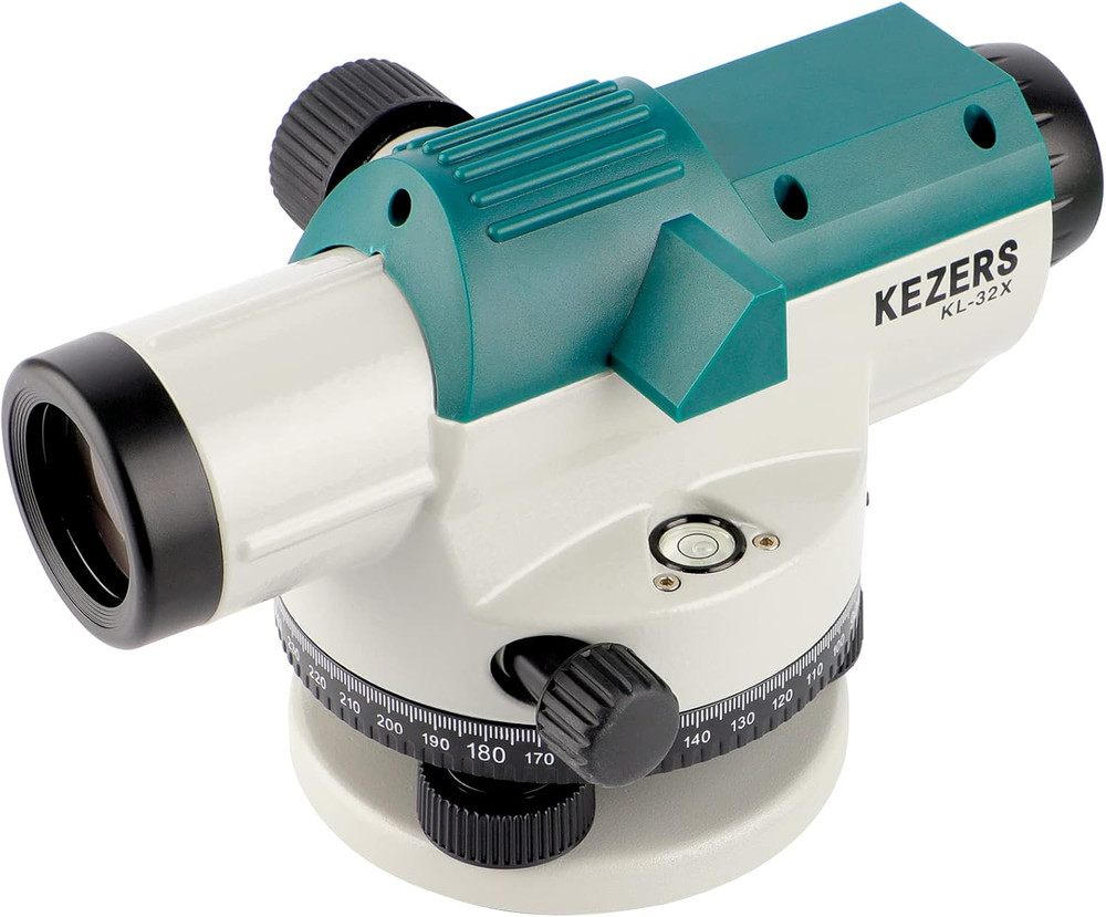 32X Automatic Optical Level Kit with Self- Leveling Magnetic Dampened Compensato
