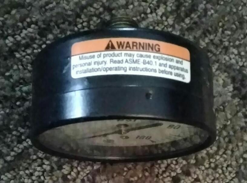 USG SINGLE GUAGE 100 PSI