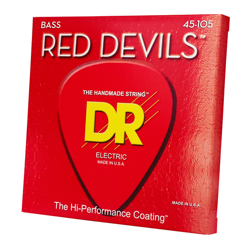 DR RDB-45 Red Devils Coated Bass Guitar Strings gauges 45-105