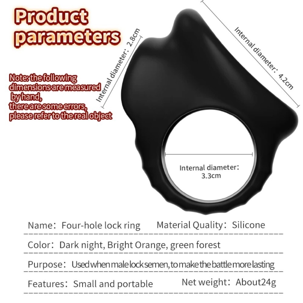Silicone Ball Scrotum Stretcher Enhancer Squeeze Testicle Ring Delay Ejaculation