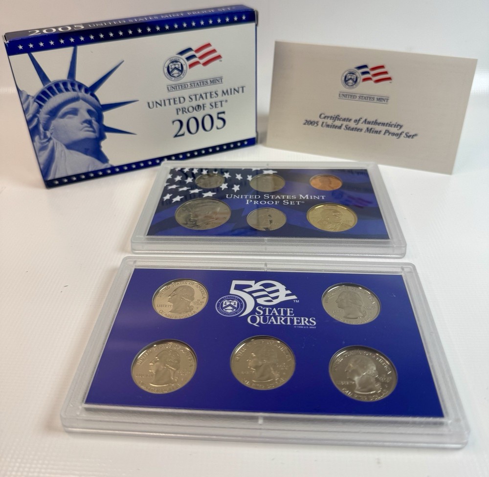 2005-S United States Mint Proof Set, total 11 coins