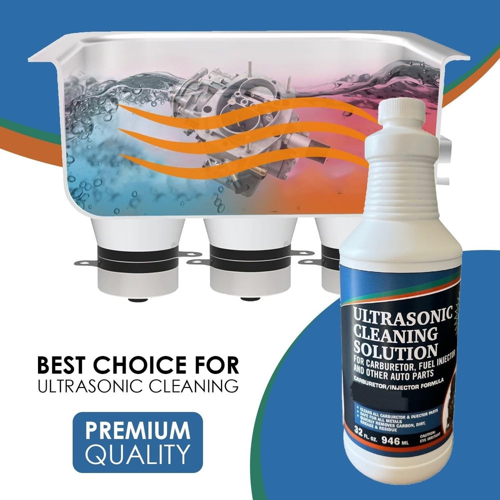 Ultrasonic Cleaner Solution for Engine Parts