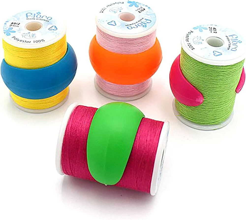 WUWEOT 100 Pack Thread Spool Savers, Spool Huggers Holder for Sewing & Embroider