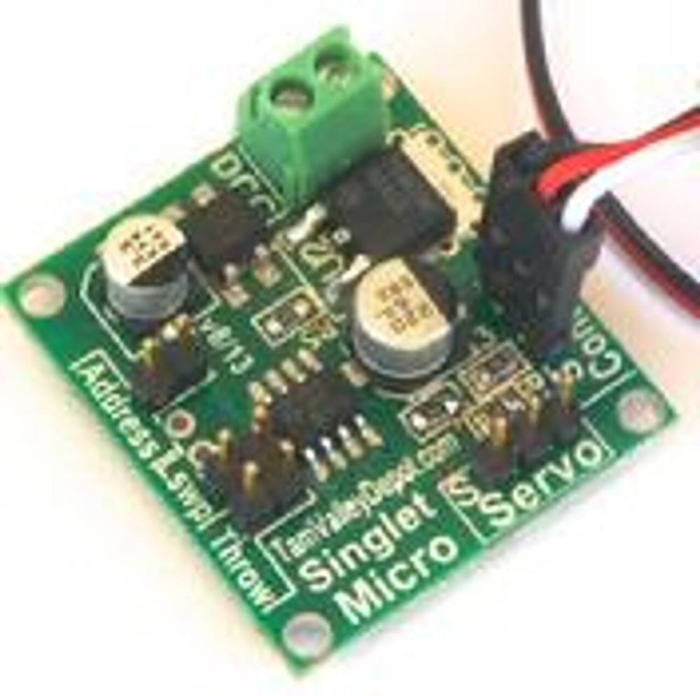 Tam Valley Depot ~ Micro Singlet Servo Decoder Board Only ~ MSS001