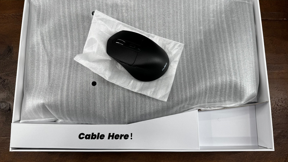 Nulea KM75 Advanced Ergonomic Wireless Keyboard & Mouse Combo Comfortable Black