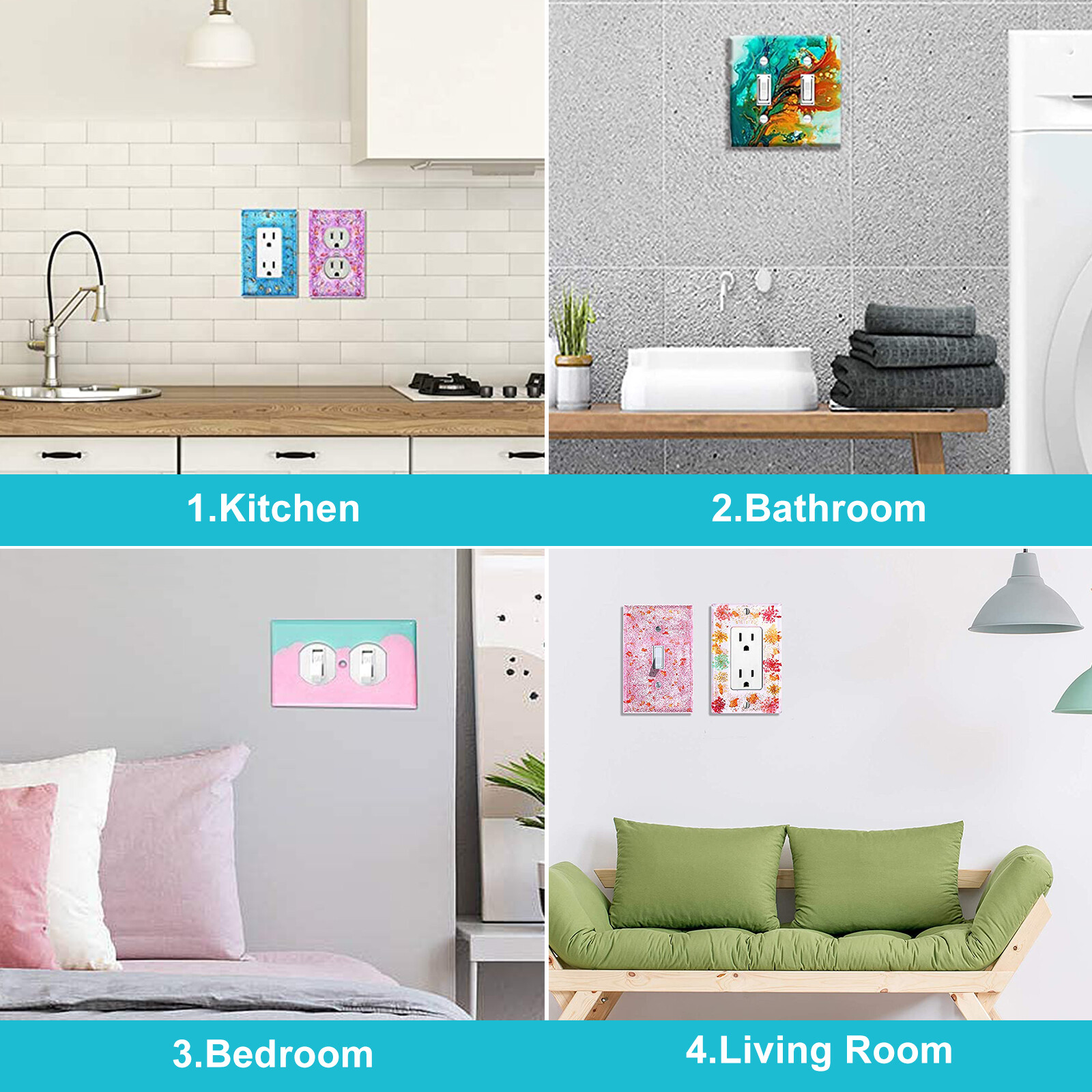 Silicone Resin Mold Jewelry Pendant Mould DIY Making Casting Epoxy Craft Tool US