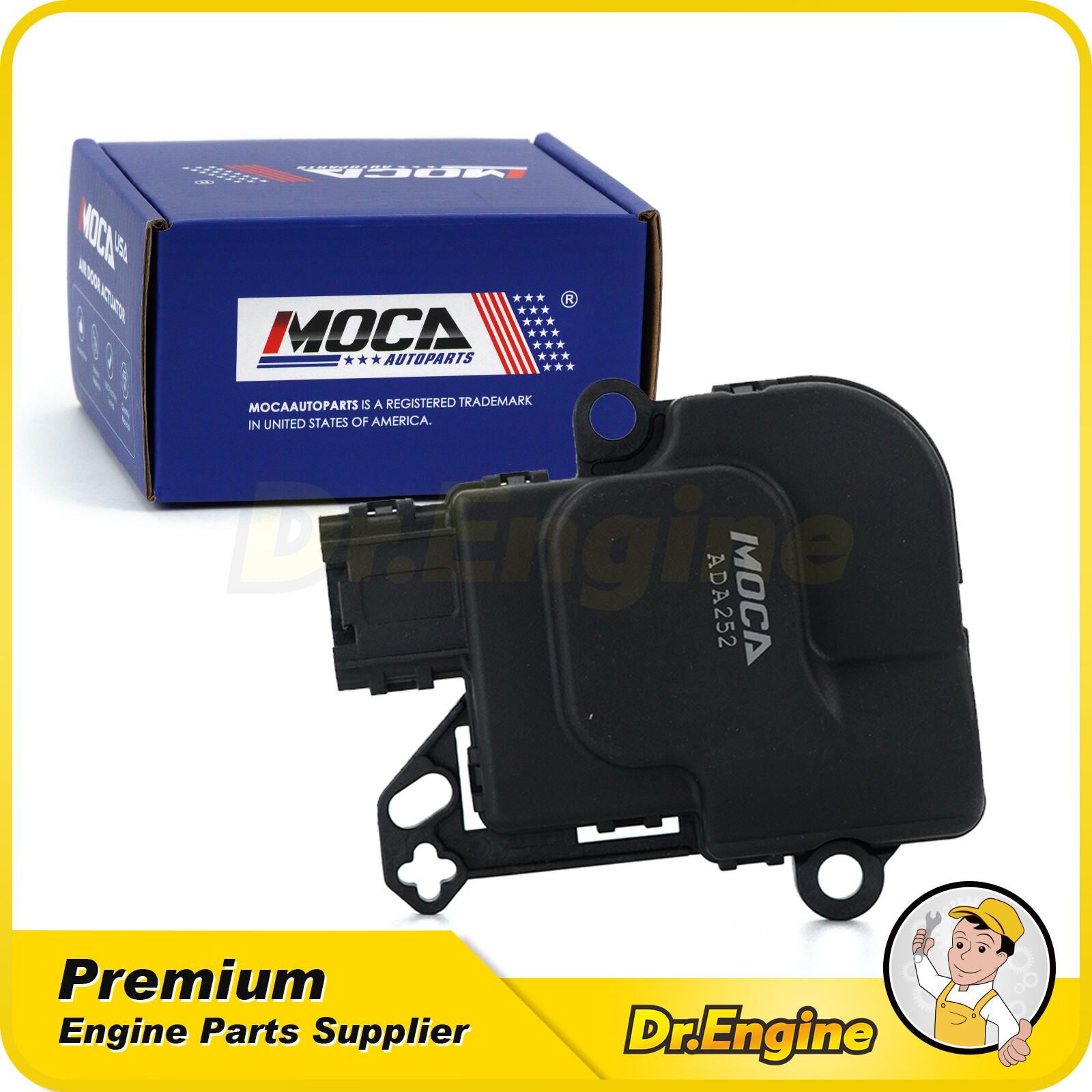 HVAC Heater Blend Door Actuator for 09-16 Ford F-150 Lincoln 604-252 Temperature