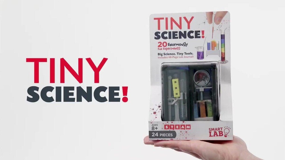 SmartLab Toys Tiny Science - 20 Enormously Fun Experiments. Big Science.