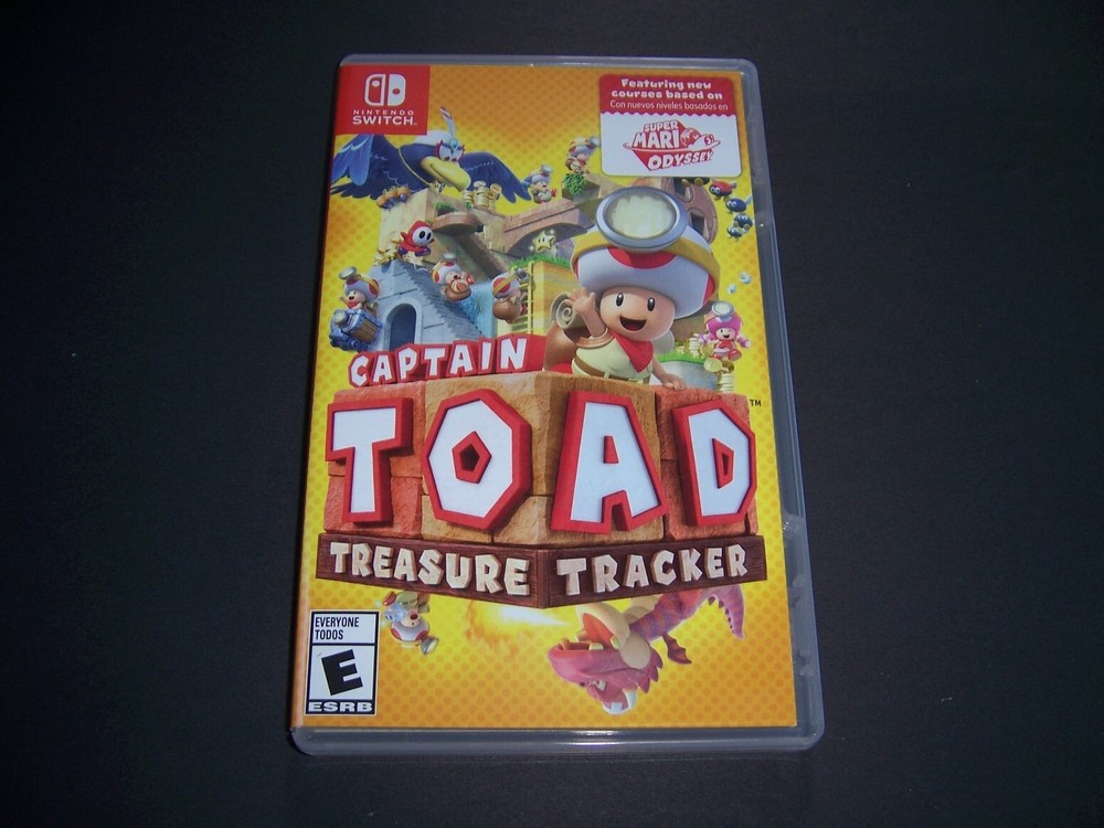 Authentic Case ONLY Replacement Nintendo Switch Captain Toad Treasure Tracker
