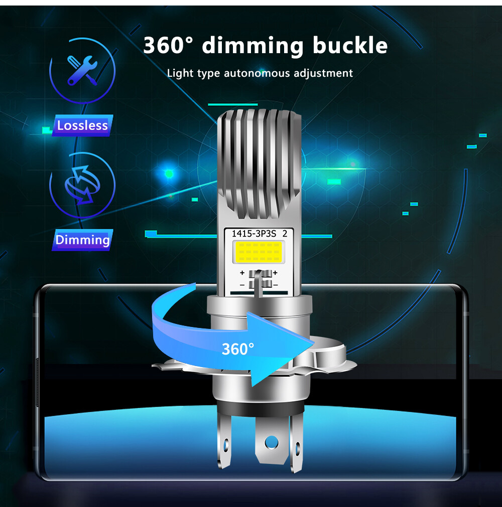 Ultra Hi/Lo LED Bulb for Kawasaki Vulcan 1700 Classic/Nomad 2009-2014 Visibility