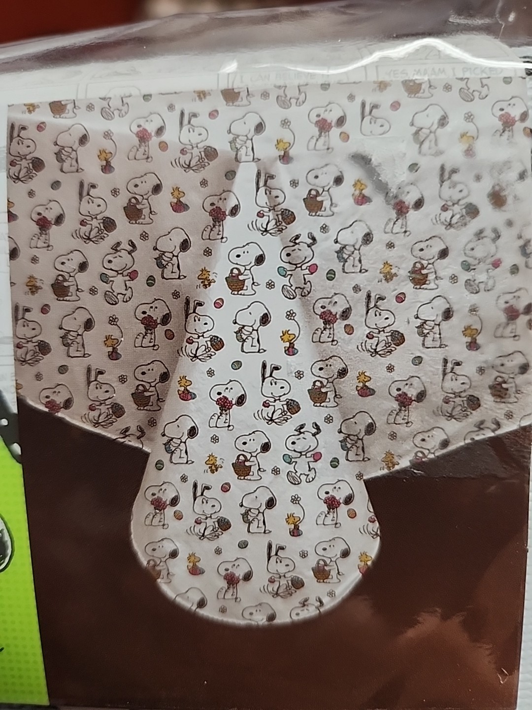 Peanuts Snoopy Easter Tablecloth 60x84