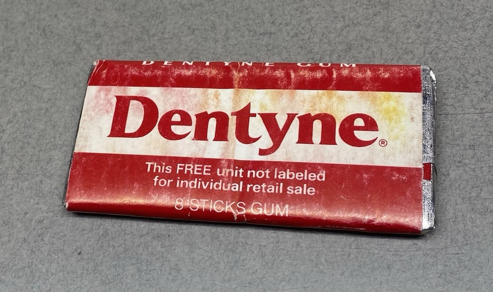 Vintage Dentyne Gum Sample Pack ~ For Display