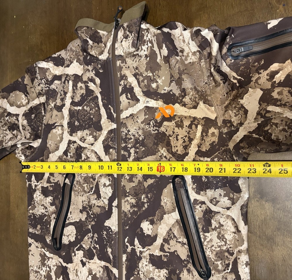 First Lite North Branch Jacket Cipher Camo Mens Medium Outer Layer Hunting