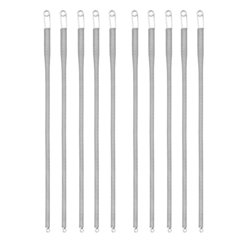 Pack of 10 Spring Drawstring Threader Stainless Steel Drawstring Threader