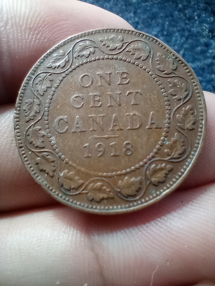 1918 Canada One Cent Coin