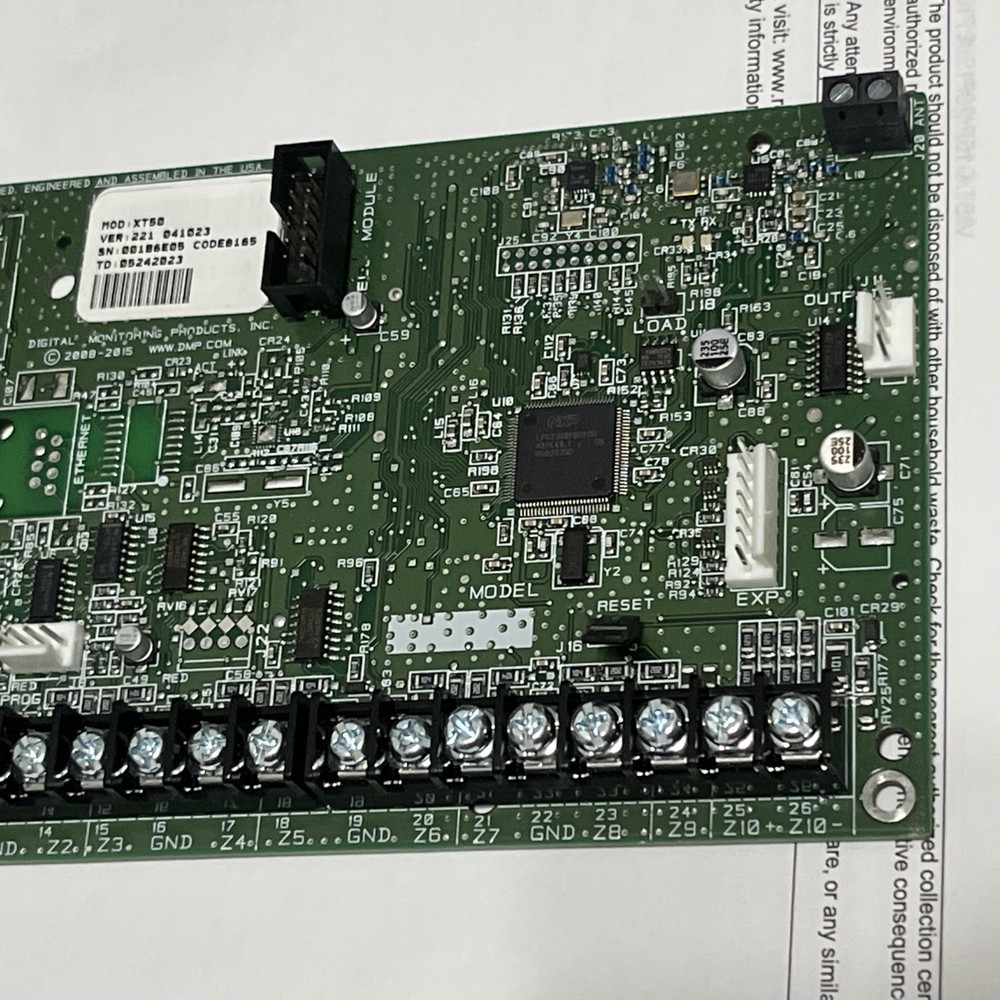 DMP XT50 Network Security Panel | XT Series IP/Cell Alarm Board