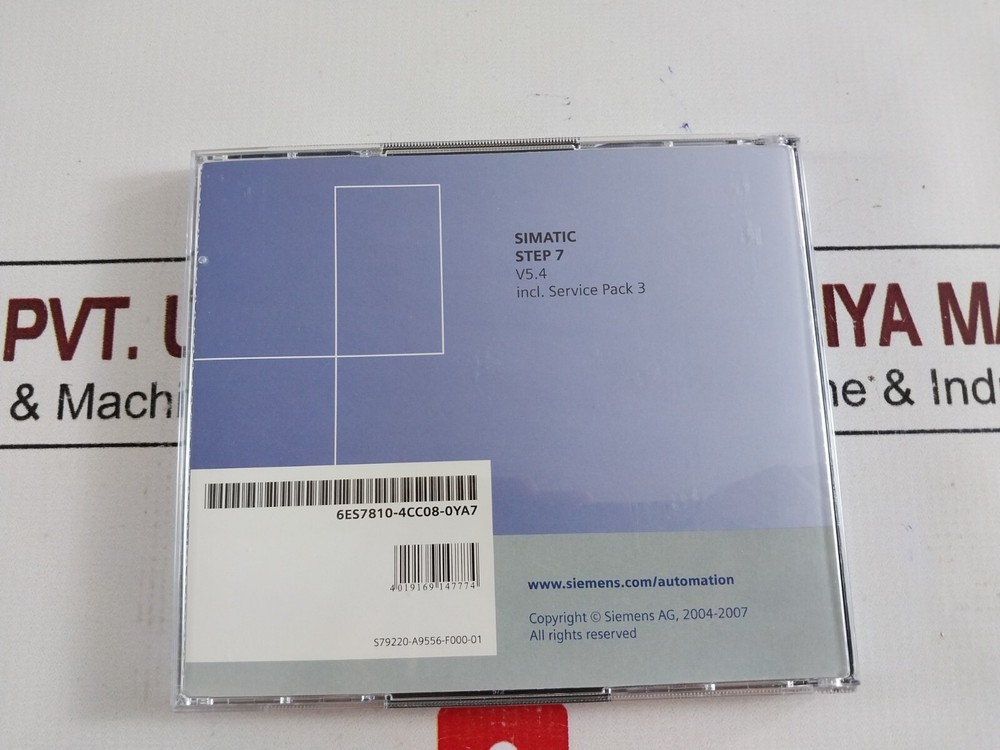 Siemens 6es7810-4cc07-0ye5 compact disc step 7 v5.4