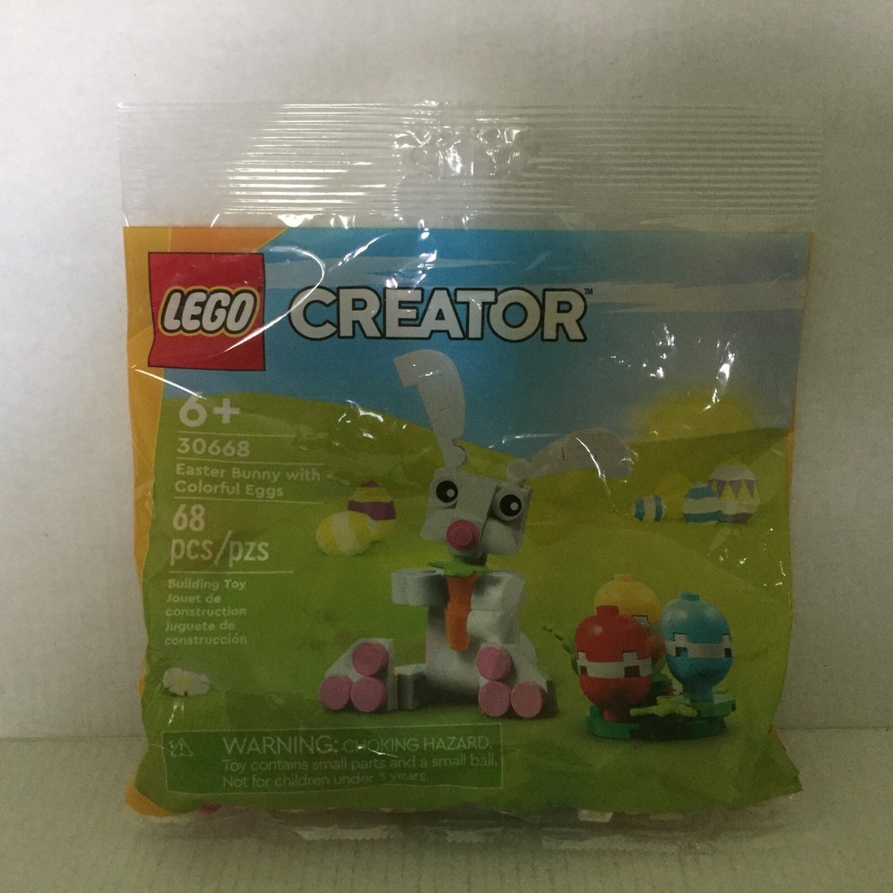 New Lego Creator Easter Bunny with Colorful Eggs Set Polybag #30668