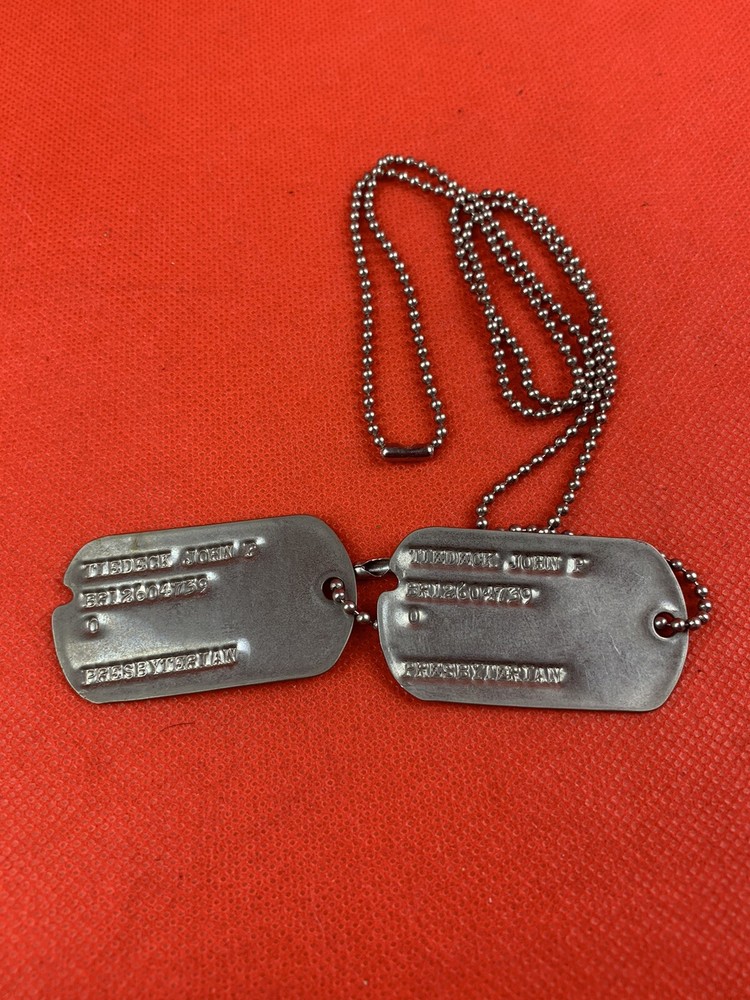 Original WW2 USGI Soldier’s Dog Tags