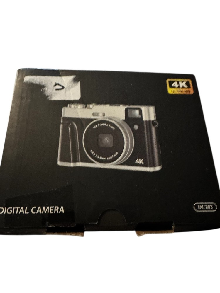 4K Portable Digital Camera - Brown - New