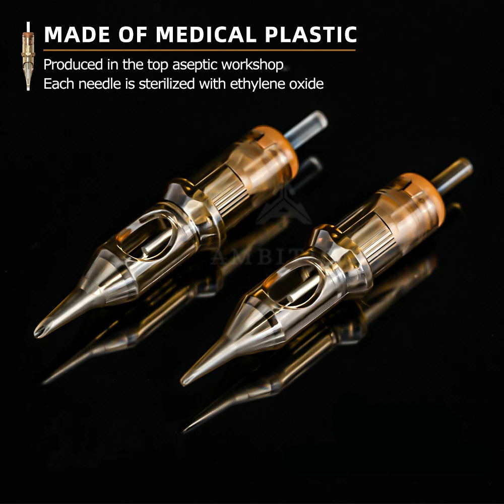 20/40/100pcs Tattoo Cartridge Needles RL,RS,RM,M1 Disposable Sterilized Needle