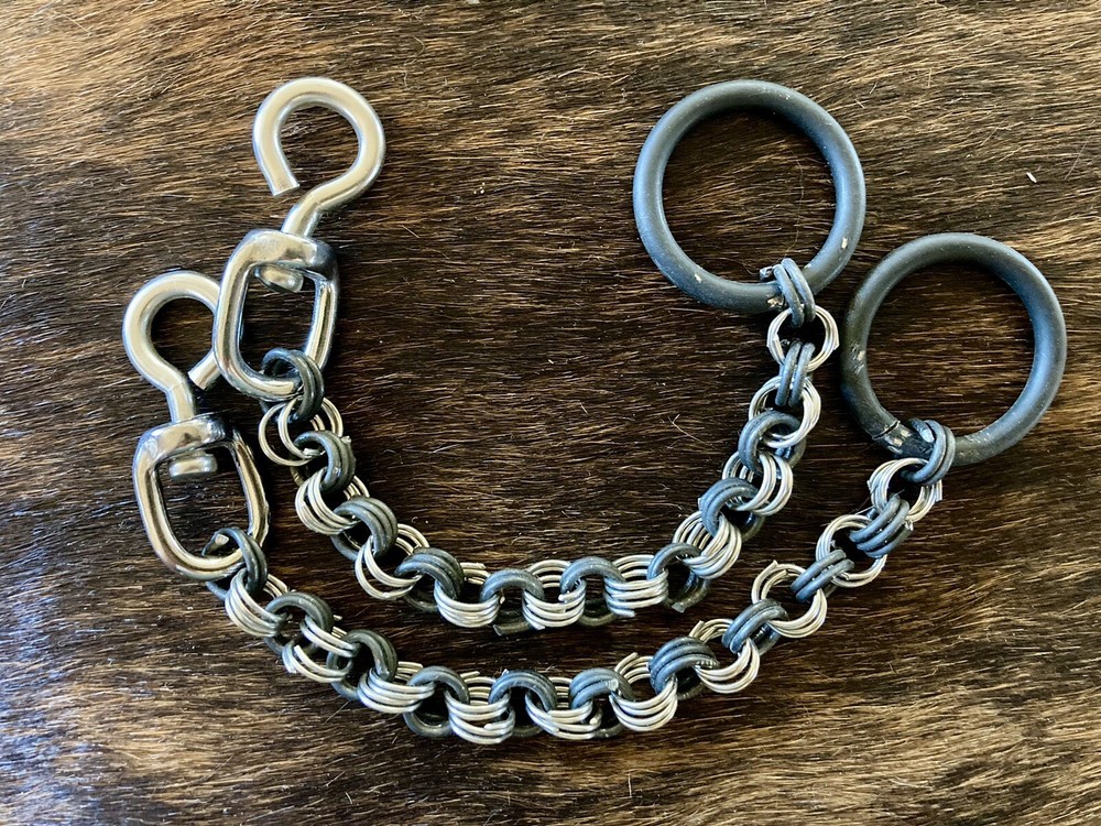 Western Cow Horse Buckaroo Vaquero Rein Chains