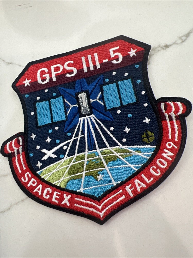 Spacex Employee X Patch - GPS3-5 Satellite Mission