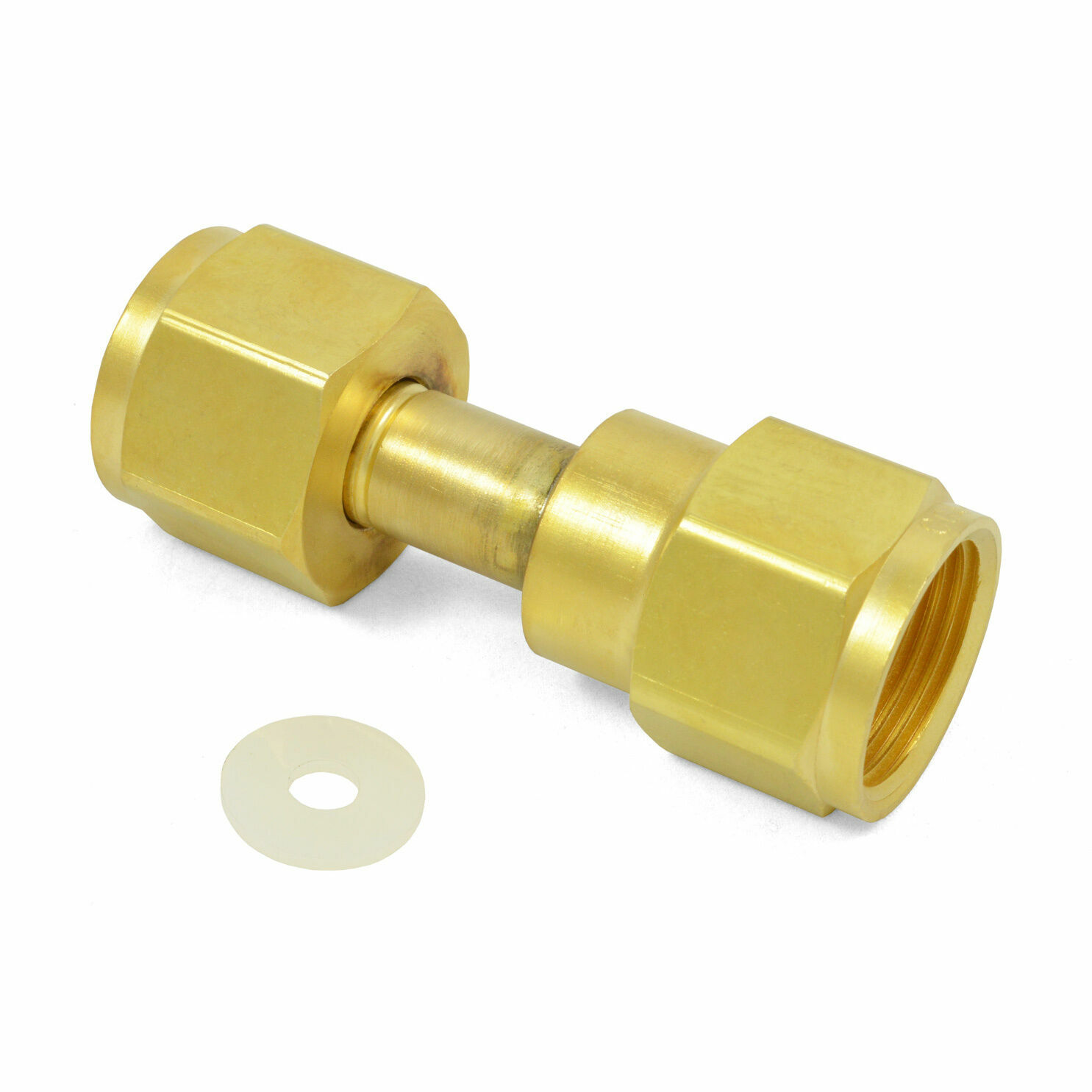 CGA-320 to CGA-580 Adapter CO2 Carbon Dioxide Bottle to Argon Nitrogen Regulator