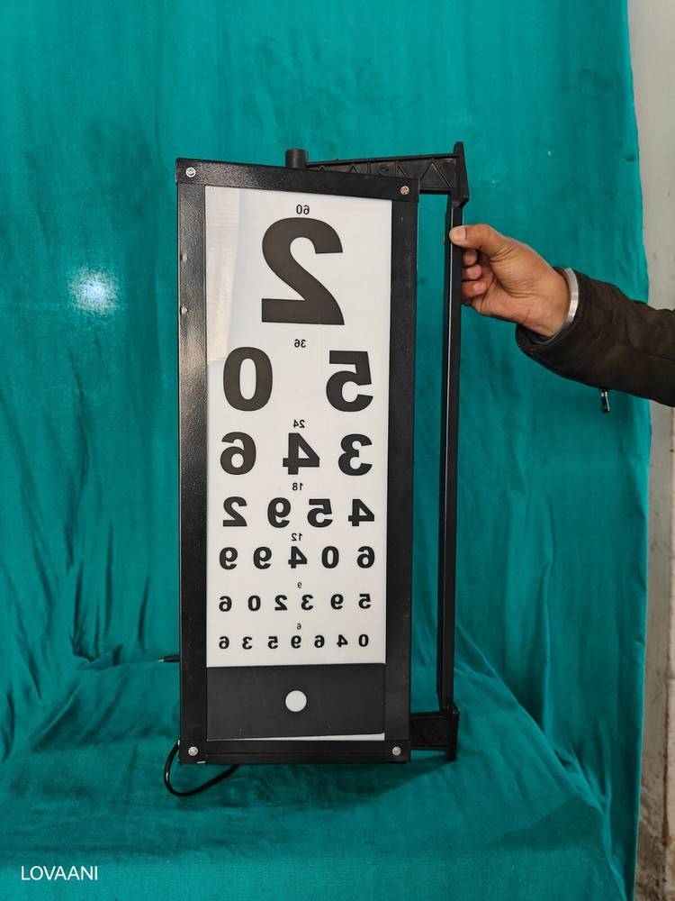 Rotating Eye Vision Drum – Eye Test Chart for Optometry & Eye Exams