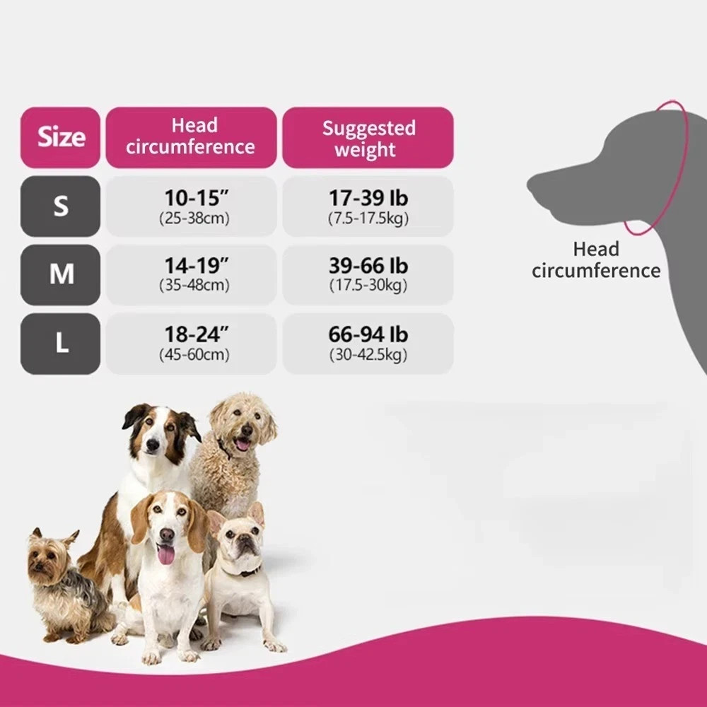 Calming Dog Ear Muffs Anti Anxiety Hood Cover Noise Reduction for Grooming Bath