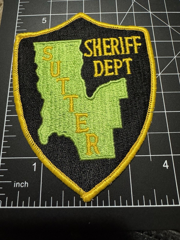 Historic- Sutter County California Vintage Obsolete Patch