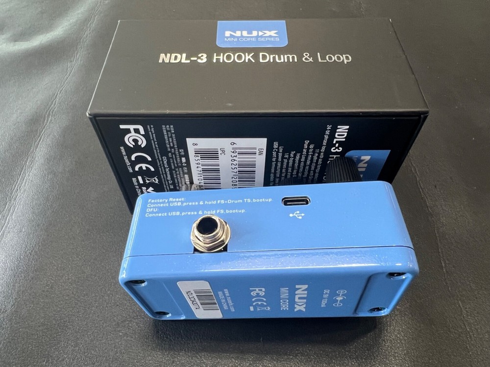 NuX NDL-3 Hook Drum & Loop Looper Pedal New!