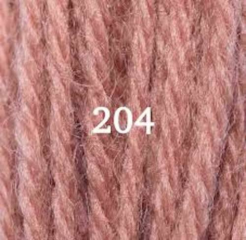 Appleton Crewel Wool - 27 Yd Skein - Flame Red Color 204